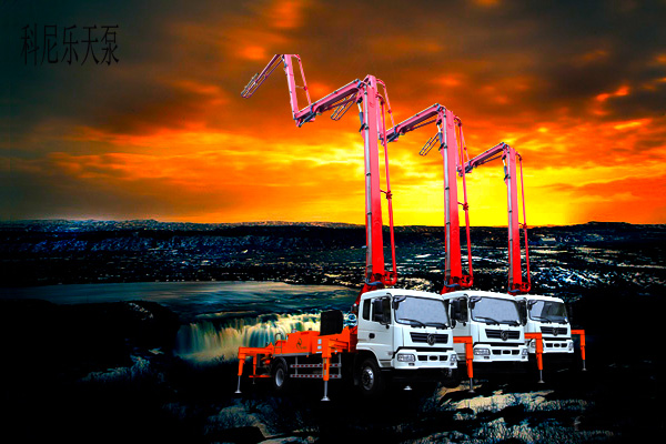 天泵，小型混凝土泵，小型泵車