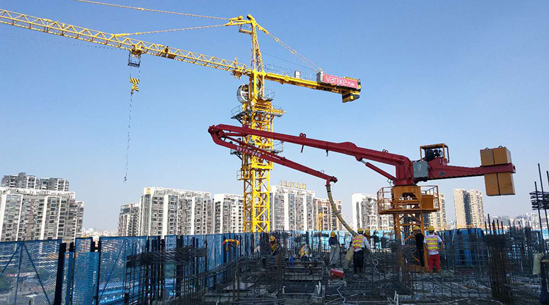 混凝土布料機筑造高樓-科尼樂集團，您正確的選擇